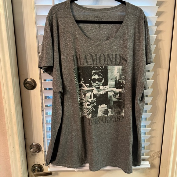 torrid Tops - Torrid Diamonds for Breakfast Audrey Hepburn Tee 5x